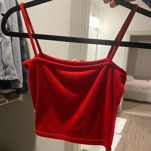 Kendall and Kylie red crop top